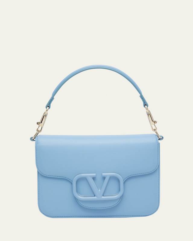 Loco VLOGO Flap Leather Shoulder Bag